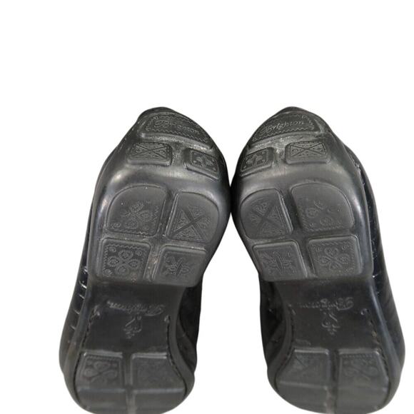 Brighton Shoes Womens 8.5 Loafers Slip On Charms Croc Embossed Leather Classic - Picture 15 of 16